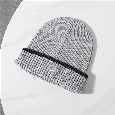 Мужской комплект шапка и шарф из смесовой шерсти  Gan*t