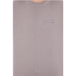 Erkek Vizon Bisiklet Yaka Triko Kazak