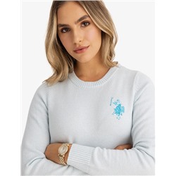 LARGE LOGO CREW NECK SWEATER