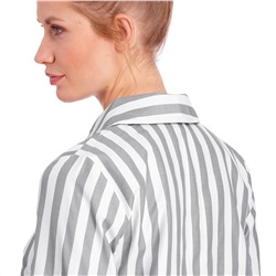 Damen Hemdbluse mit Längsstreifen