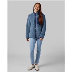 WOMEN'S COZY SHERPA SNAP JACKET