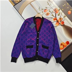 Вязаный неоновый кардиган Loui*s Vuitto*n