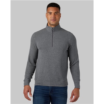 MEN'S SWEATER KNIT 1/4 ZIP TOP
