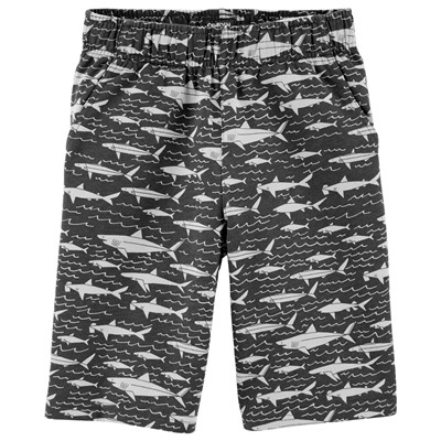OshKosh | Kid Pull-On Shark French Terry Shorts