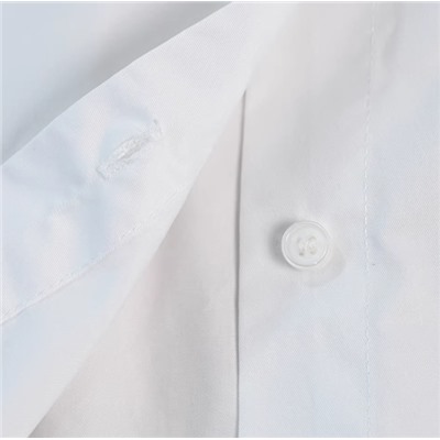Узкая повседневная белая рубашка