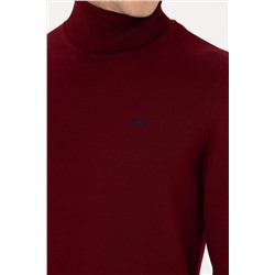 Erkek Bordo Basic Kazak