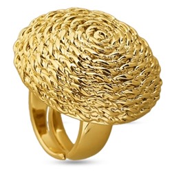 Кольцо Релакс (покрытие золото) 3см, Есть комплект