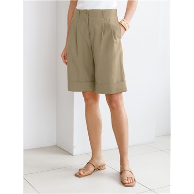 Шорты-бермуды из плотного лиоцелла