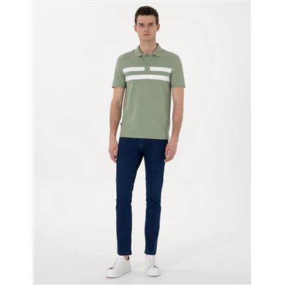 Yeşil Slim Fit Tişört