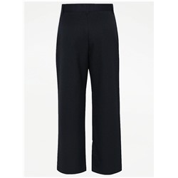 Boys Navy Plus Fit Regular Leg School Trouser 2 Pack