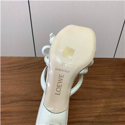 Женские шлепки на небольшом каблуке  (4 цвета) ЛОЕВ*Е