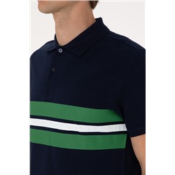 Erkek Regular Fit Lacivert Polo Yaka Tişört