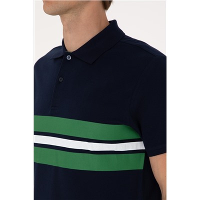 Erkek Regular Fit Lacivert Polo Yaka Tişört