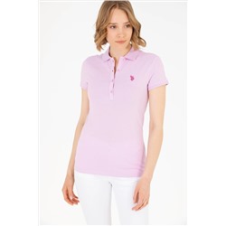 Kadın Manolya Basic Polo Yaka Tişört