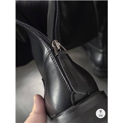 Женские кожаные сапоги  Демисезонные  Экспорт