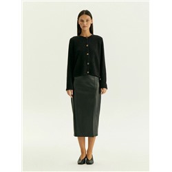 Юбка из экокожи, S956/ida