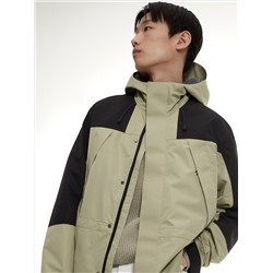 Jacke aus Materialmix