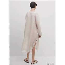 Длинная, комфортная льняная рубашка Massim*o Dutt*i