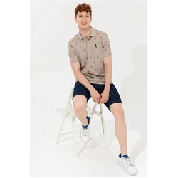 Erkek Haki Polo Yaka Tişört