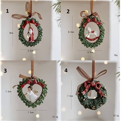 Елочные игрушки в ретро стиле 🎄Материал: смола. Набор 2 шт