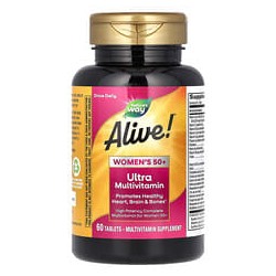 Nature's Way, Alive! Women's 50+ Ultra Multivitamin, 60 Tablets