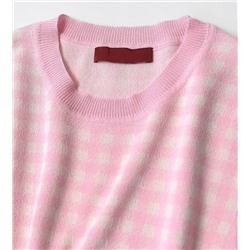 Ma*x Mar*a женская вязаная футболка с узором «гусиная лапка» в Французском стиле, экспорт