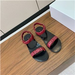 Женские босоножки на плоской подошве   ЗЕ РО*У