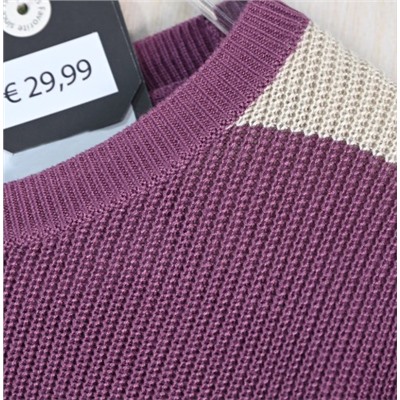 Женский трикотажный свитер из хлопковой смеси