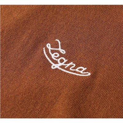 Мужская шерстяная рубашка ZEGN*A с лацканами и длинными рукавами