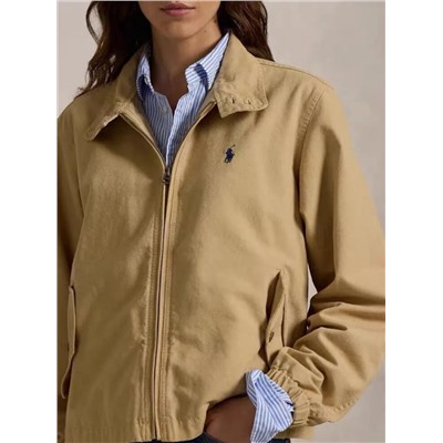 Женская хлопковая куртка с вышивкой, воротником-стойкой РАЛЬ*Ф Л