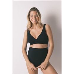 Sujetador "maternity" halter cruzado negro FANTASTIC