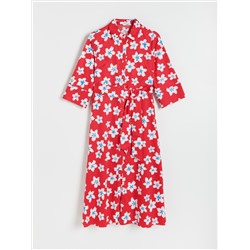 Gemustertes Maxikleid