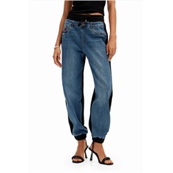 Vaqueros jogger contraste