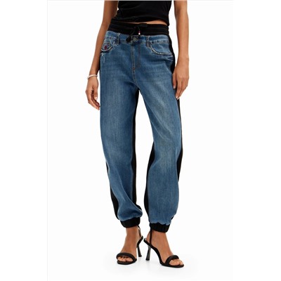 Vaqueros jogger contraste