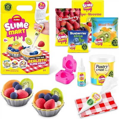 Набор из слайма и воздушного пластилина. Слепи вкусняшку сам!!
