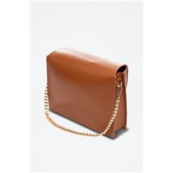 Bandolera de piel Arena - Camel