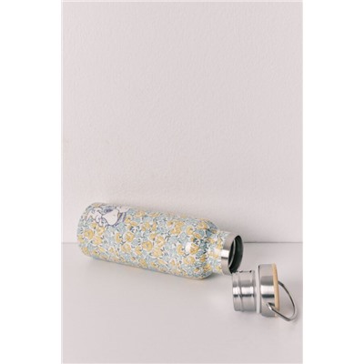 Botella acero inoxidable flores Snoopy