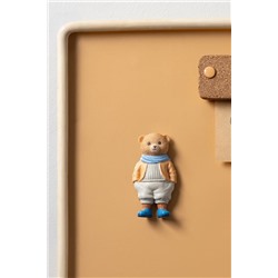 Paddington Bear Magnet - Somon/Mavi - 4x8 cm