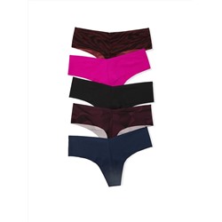 Victoria's Secret 5-Pack No-Show Thong Panties