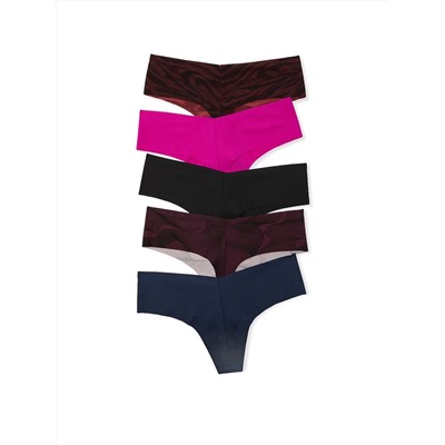 Victoria's Secret 5-Pack No-Show Thong Panties