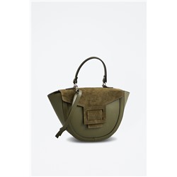 Bolso de piel Votti Verde botella