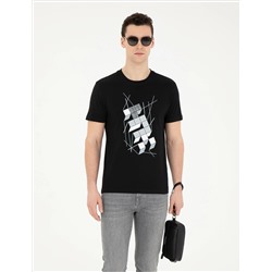 Siyah Slim Fit Tişört