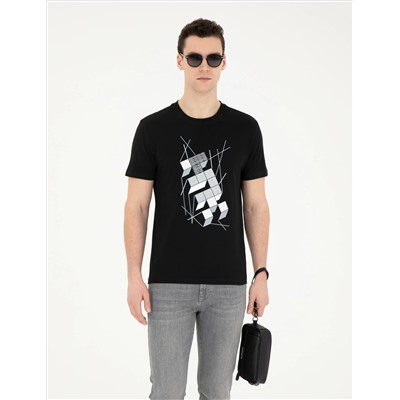 Siyah Slim Fit Tişört