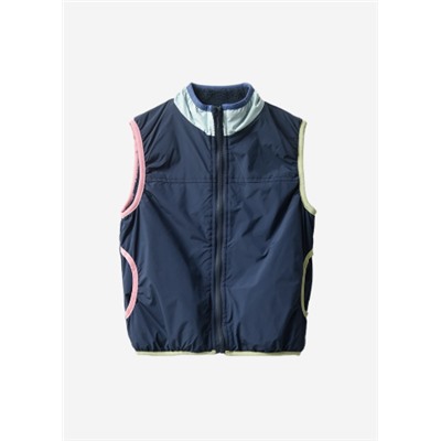 Двусторонняя жилетка для мальчиков и девочек