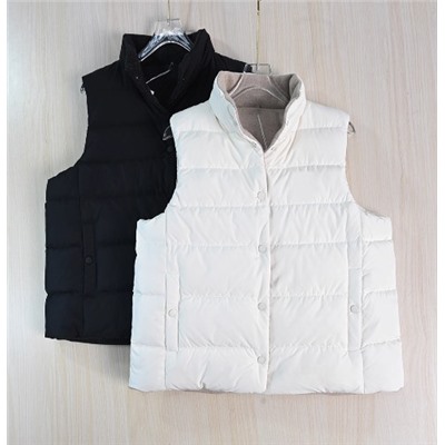 Женский плотный теплый двусторонний твидовый жилет ЛАКОСТ*Е