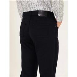 Siyah Slim Fit Kanvas Pantolon