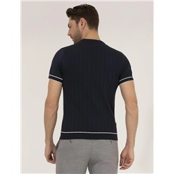 Koyu Lacivert Slim Fit Kazak