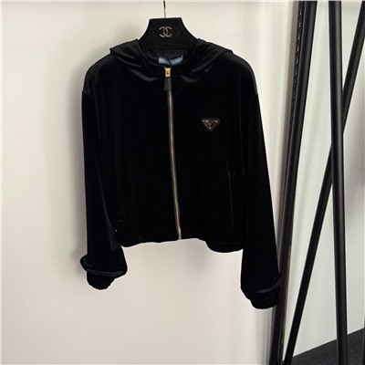 Женский бархатный спортивный костюм  PRAD*A