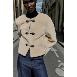 DOUBLE-FACED JACKET WITH TOGGLES