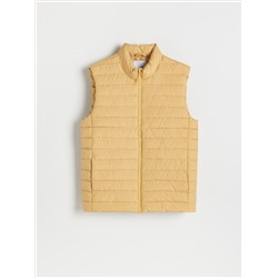 Weste mit Taschen und Stehkragen